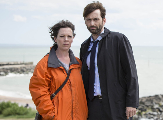 David Tennant, Olivia Colman, Broadchurch David Tennant, Olivia Colman, Broadchurch